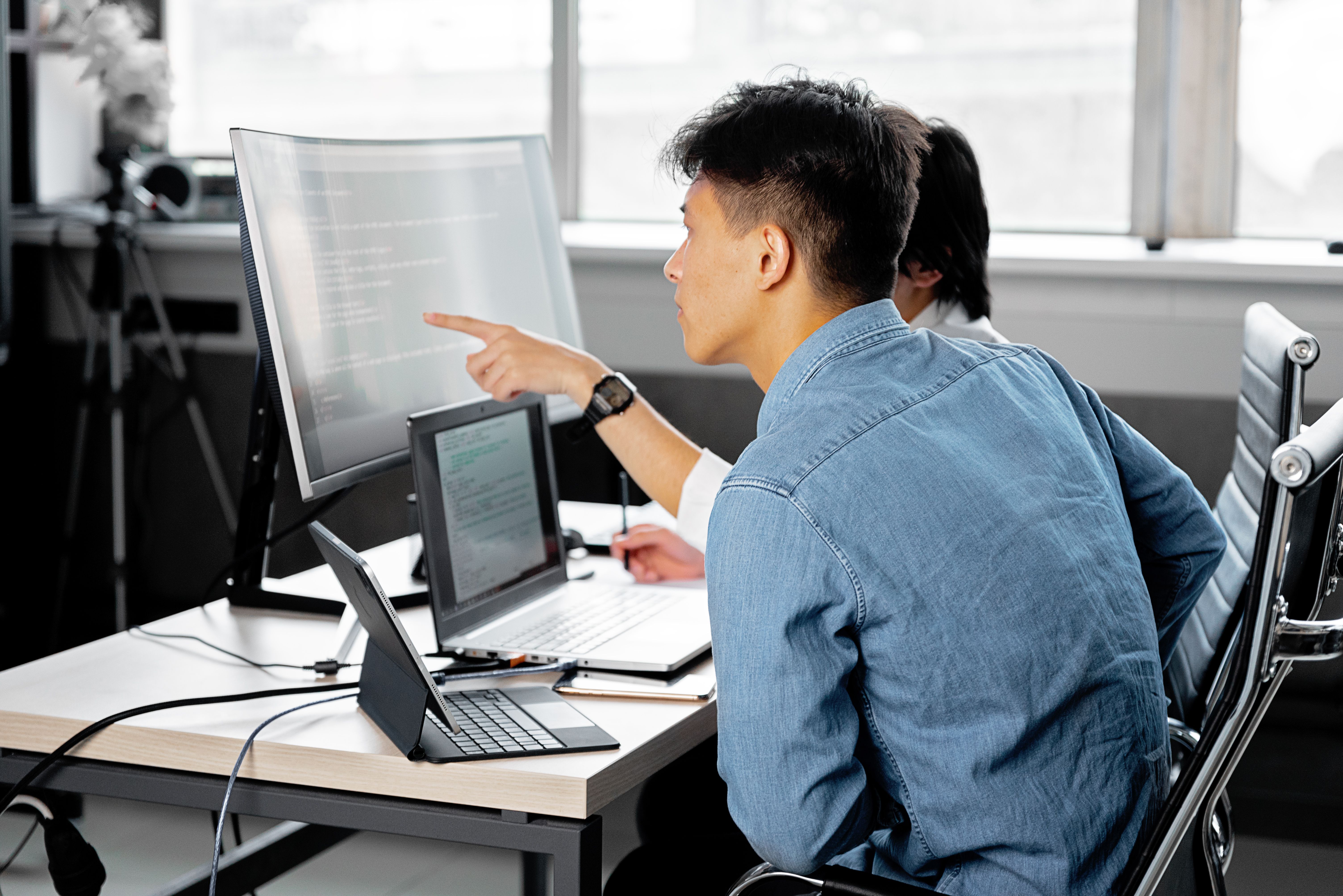 Developer at work